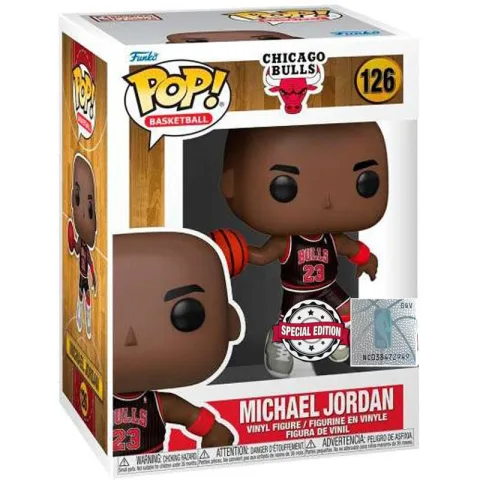 Funko POP! exclusiva de Michael Jordan com sapatilhas Jordan e camisola dos Chicago Bulls