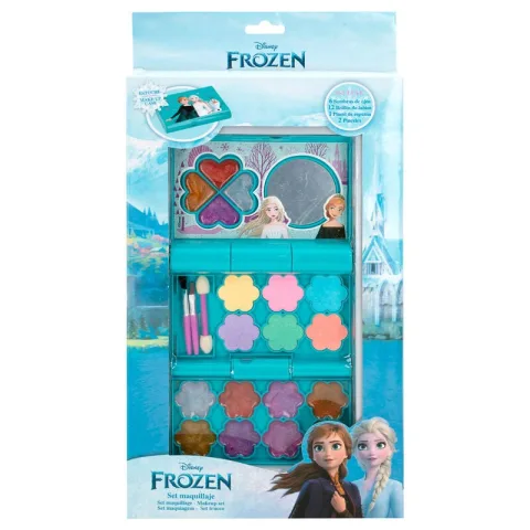 Cria looks de inspiração gelada com o Conjunto de Maquilhagem Frozen Disney: 6 sombras
