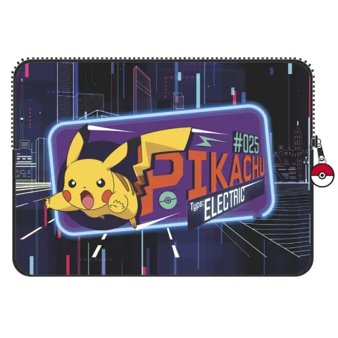 Capa para portátil Pikachu Pokémon em neopreno acolchado com forro suave