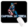 Equipa a tua secretária com o Tapete de Rato Capitão América Marvel. Mede 22 x 18 cm