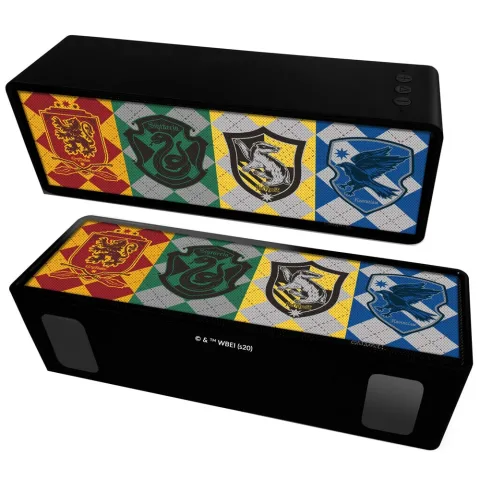 Ouve os teus temas favoritos com o Altifalante Portátil Harry Potter de 10W. Som estéreo 2.1
