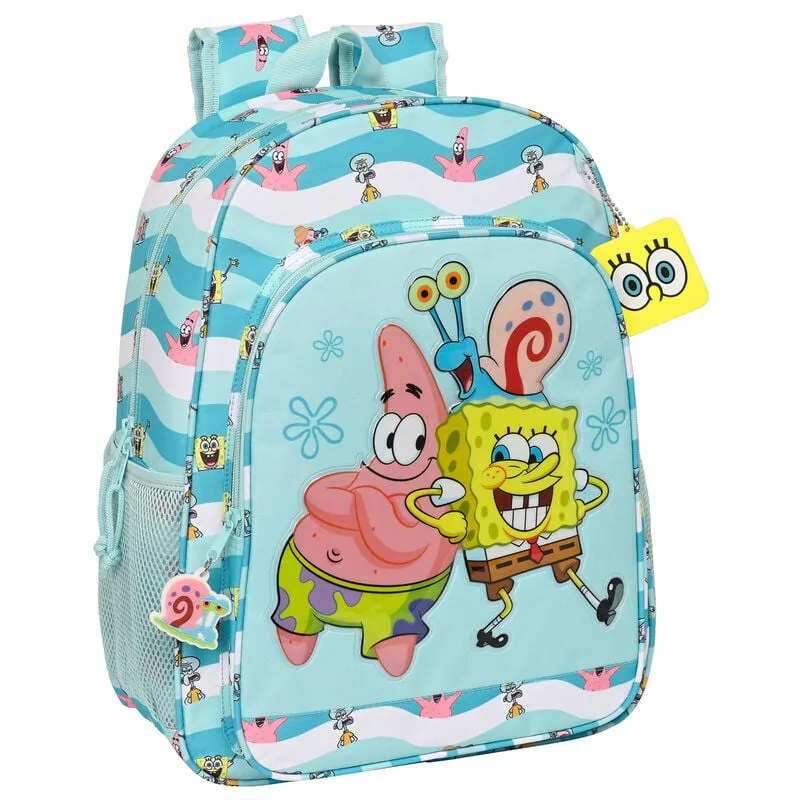 Mochila Stay Positive do Bob Esponja com 42 cm