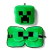 Viaja com estilo e descansa com a almofada de viagem com máscara Creeper de Minecraft