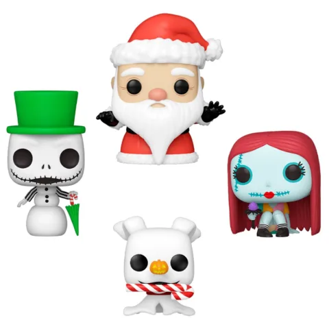 Árvore com 4 figuras Pocket POP! de O Estranho Mundo de Jack