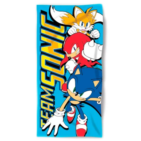 Toalha de algodão do Sonic com 70 x 140 cm