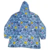 Roupão camisola oversize infantil Pokémon em tecido coral e tamanho único