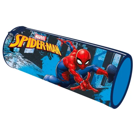 Estojo escolar do Homem-Aranha da Marvel com 23 x 8 x 8 cm para lápis e canetas. Encontra um acessório prático para levar o herói da teia para as aulas.
