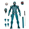 A Figura de Ação Ultimate Synja Patrol Bot da NECA vem de Tartarugas Ninja: The Last Ronin. Tem 18 cm