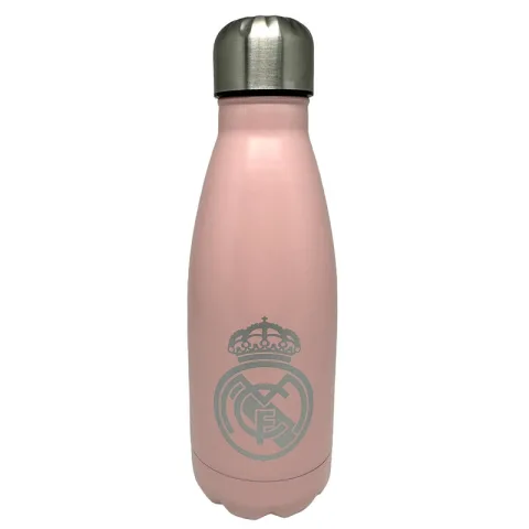 Procuras uma garrafa reutilizável? A Garrafa de Aço Inoxidável Real Madrid tem 550 ml