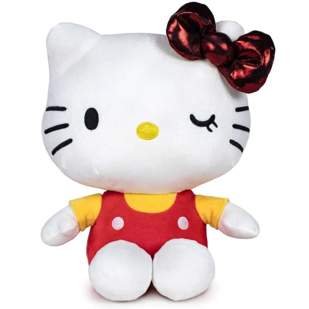 Peluche comemorativo dos 50 anos da Hello Kitty