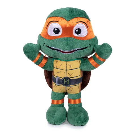 Peluche Michelangelo Mutant Mayhem das Tartarugas Ninja da Play by Play