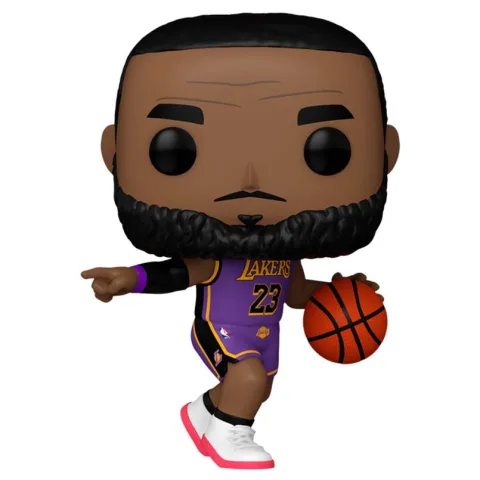 Leva LeBron James para a tua estante com a Figura Funko POP! dos Los Angeles Lakers