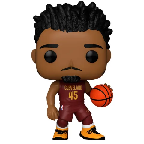 Donovan Mitchell em versão Funko POP! NBA: figura de vinil com cerca de 9 cm e caixa de oferta. Junta o Spida à tua coleção de basquetebol e descobre mais!