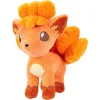 Peluche Vulpix Pokémon de 20 cm da Jazwares. O Pokémon raposa do tipo Fogo em versão macia