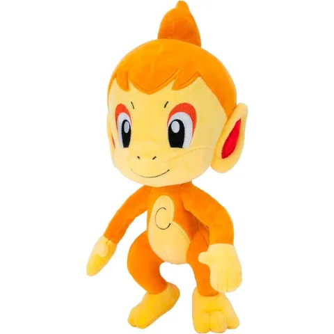 Peluche Chimchar Pokémon de 20 cm da Jazwares. O macaco do tipo Fogo de Sinnoh em versão macia