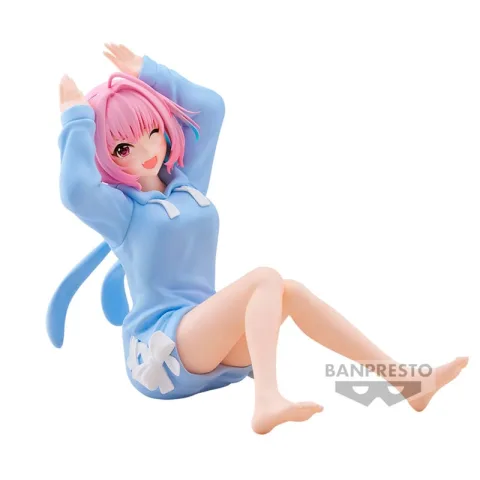 Riamu Yumemi de The Idolmaster Cinderella Girls numa figura Relax Time de 10 cm da Banpresto. Uma idol num momento descontraído para a tua coleção. Descobre!