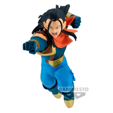 Super 17 de Dragon Ball GT numa figura Match Makers de 16 cm