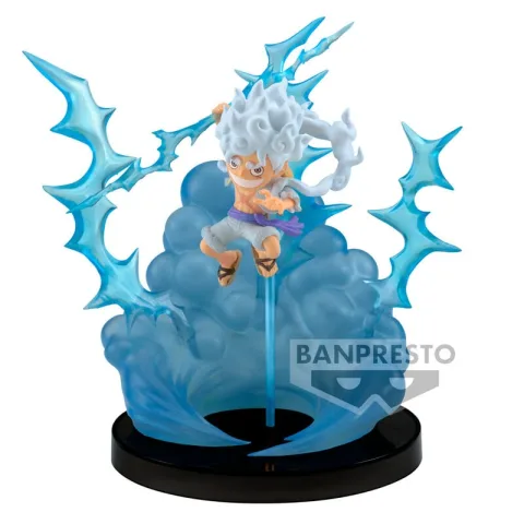Luffy Gear 5 numa figura WCF Special de One Piece da Banpresto