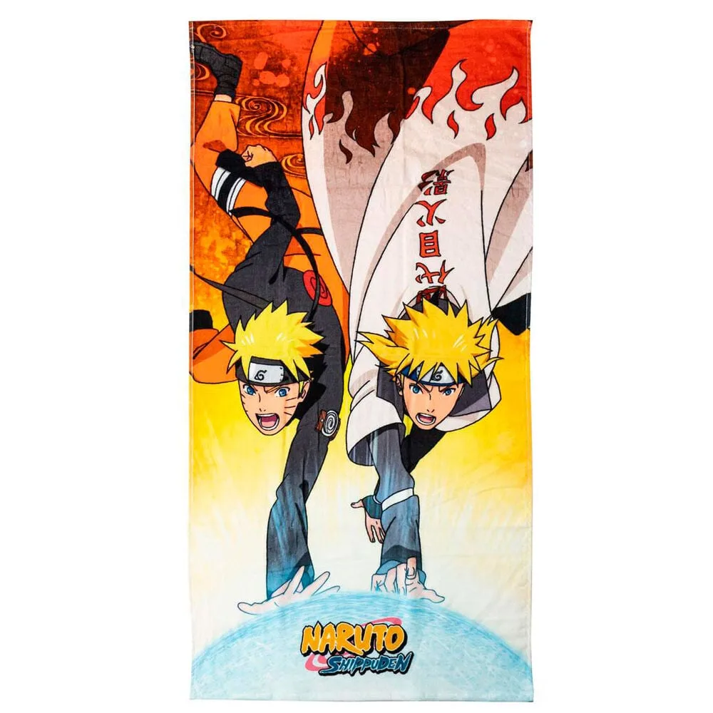 Toalha Naruto Shippuden de 70 x 140 cm em 100% algodão
