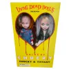 O Conjunto 2 Bonecos Chucky e Tiffany Living Dead Dolls da Mezco Toyz tem 25 cm