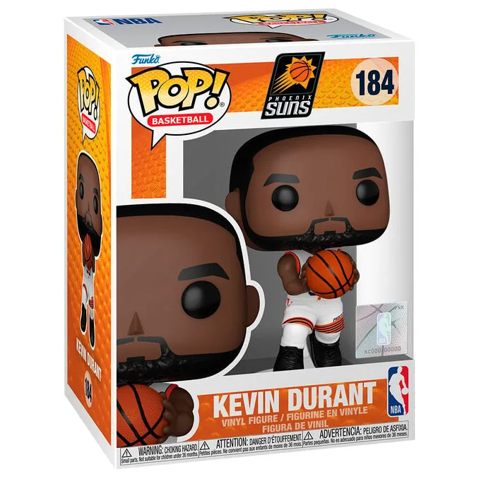 Kevin Durant com as cores dos Phoenix Suns em Figura Funko POP! de vinil