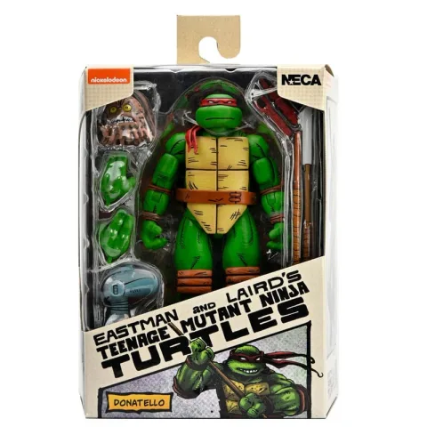 A Figura de Ação Donatello Mutant Ninja da NECA tem 18 cm
