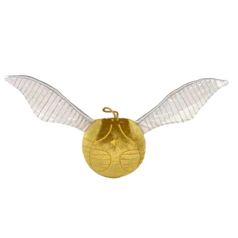 Peluche Snitch Dourada de Harry Potter com 22 cm e som. A bola mais famosa do Quidditch em versão fofa