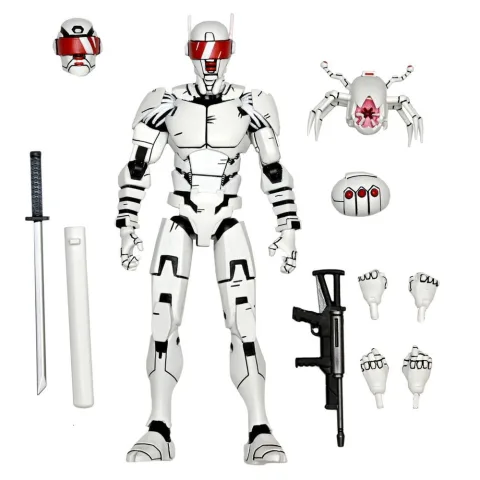 Figura de Ação Ultimate Elite Synja Patrol Bot da NECA: 18 cm