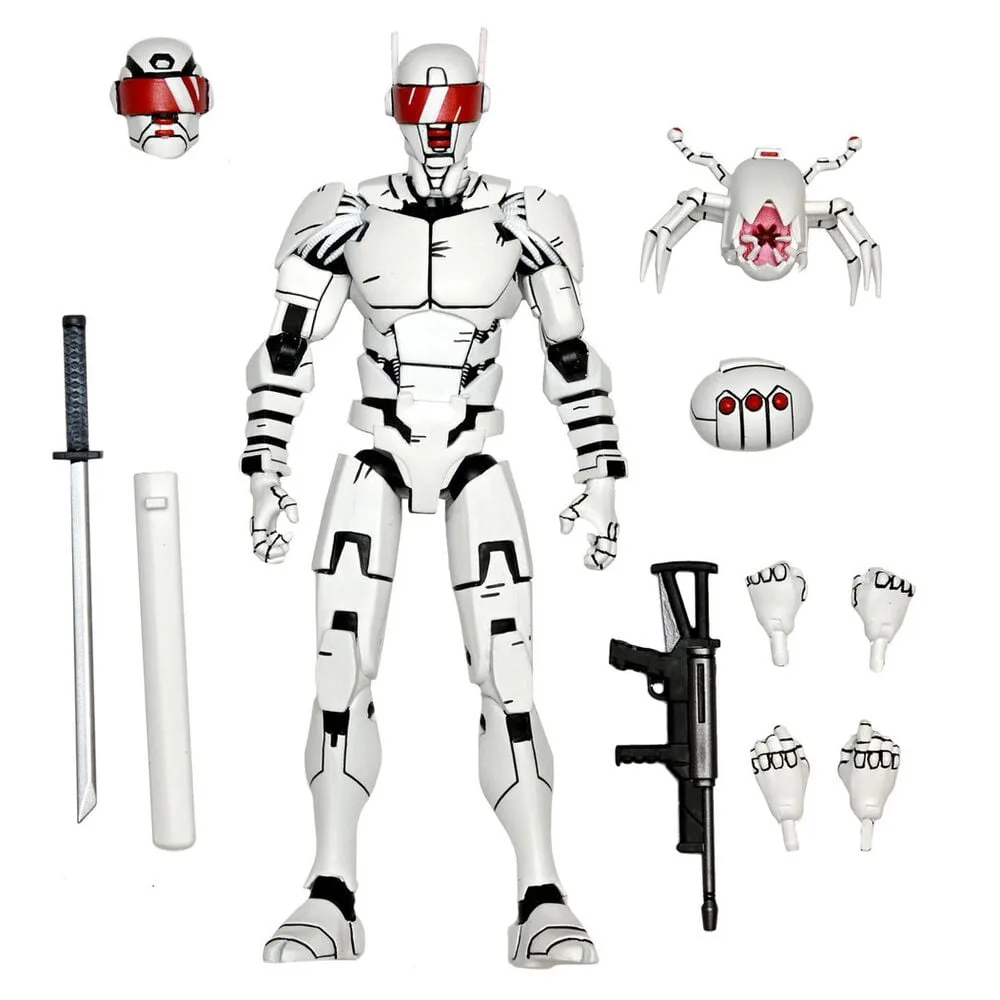Figura de Ação Ultimate Elite Synja Patrol Bot da NECA: 18 cm