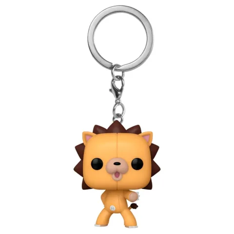 Kon de Bleach em porta-chaves Funko Pocket POP! de vinil. Uma miniatura divertida para fãs de anime e mangá. Descobre já!