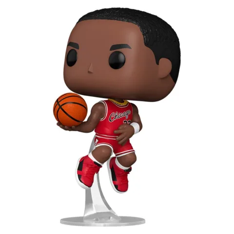 Michael Jordan com a camisola dos Chicago Bulls em Figura Funko POP! de vinil com cerca de 9 cm. Caixa de oferta para fãs da lenda da NBA. Descobre já!