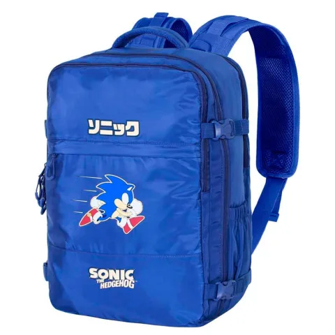 Mochila grande do Sonic com 49 x 35 x 20 cm