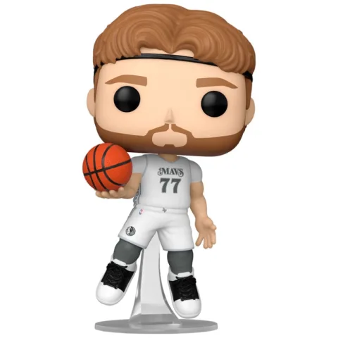 Luka Dončić com as cores dos Dallas Mavericks em Figura Funko POP! de vinil