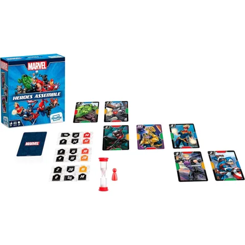 Reúne os Vingadores da Marvel à volta da mesa: jogo da Shuffle para 2 a 4 jogadores