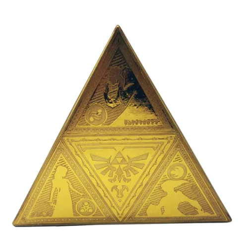 Poupa com o Mealheiro Triforce de The Legend of Zelda