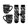 Conjunto Harry Potter com caneca de cerâmica de 315 ml e meias 36-41 com a Marca Negra. Um presente original para fãs da saga. Compra na Loja dos Brinquedos.