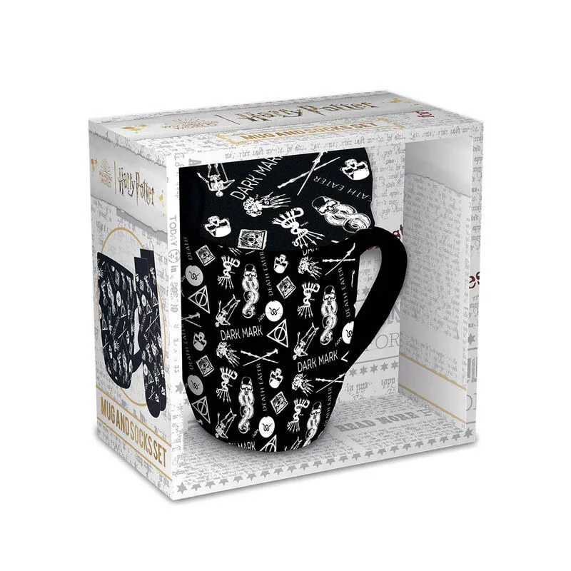 Conjunto Caneca 315 ml e Meias Marca Negra Harry Potter - Image 2