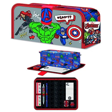 Conjunto de Papelaria Os Vingadores Marvel da Pyramid