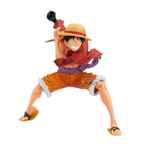 Monkey D. Luffy em figura Maximatic versão A com 21 cm. Um colecionável de One Piece com presença para o centro da tua vitrina. Descobre já esta versão!