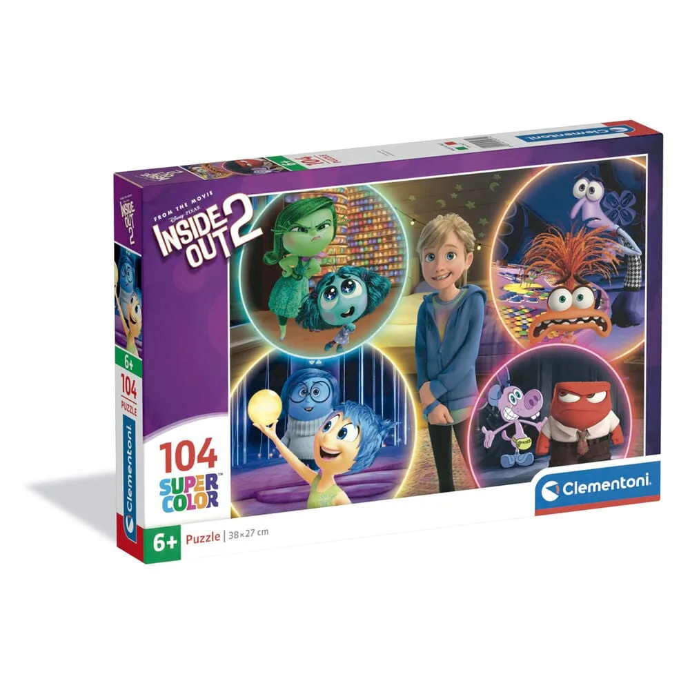 O Puzzle Inside Out 2 da Disney Pixar tem 104 peças