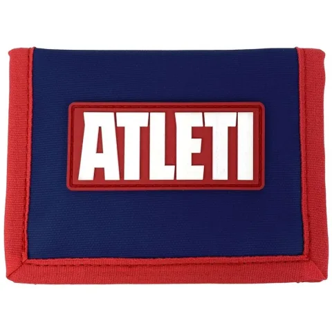 Carteira do Atlético de Madrid com fecho de velcro
