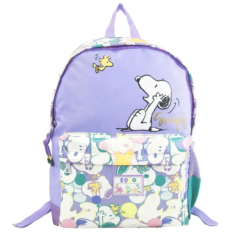 Mochila Snoopy de 42 cm adaptável a trolley