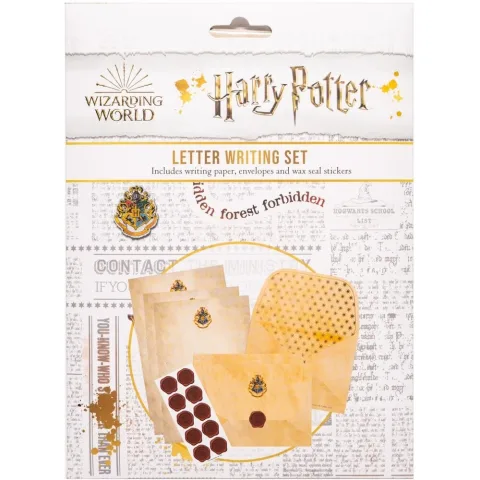 Conjunto de escrita Harry Potter com 20 folhas A5