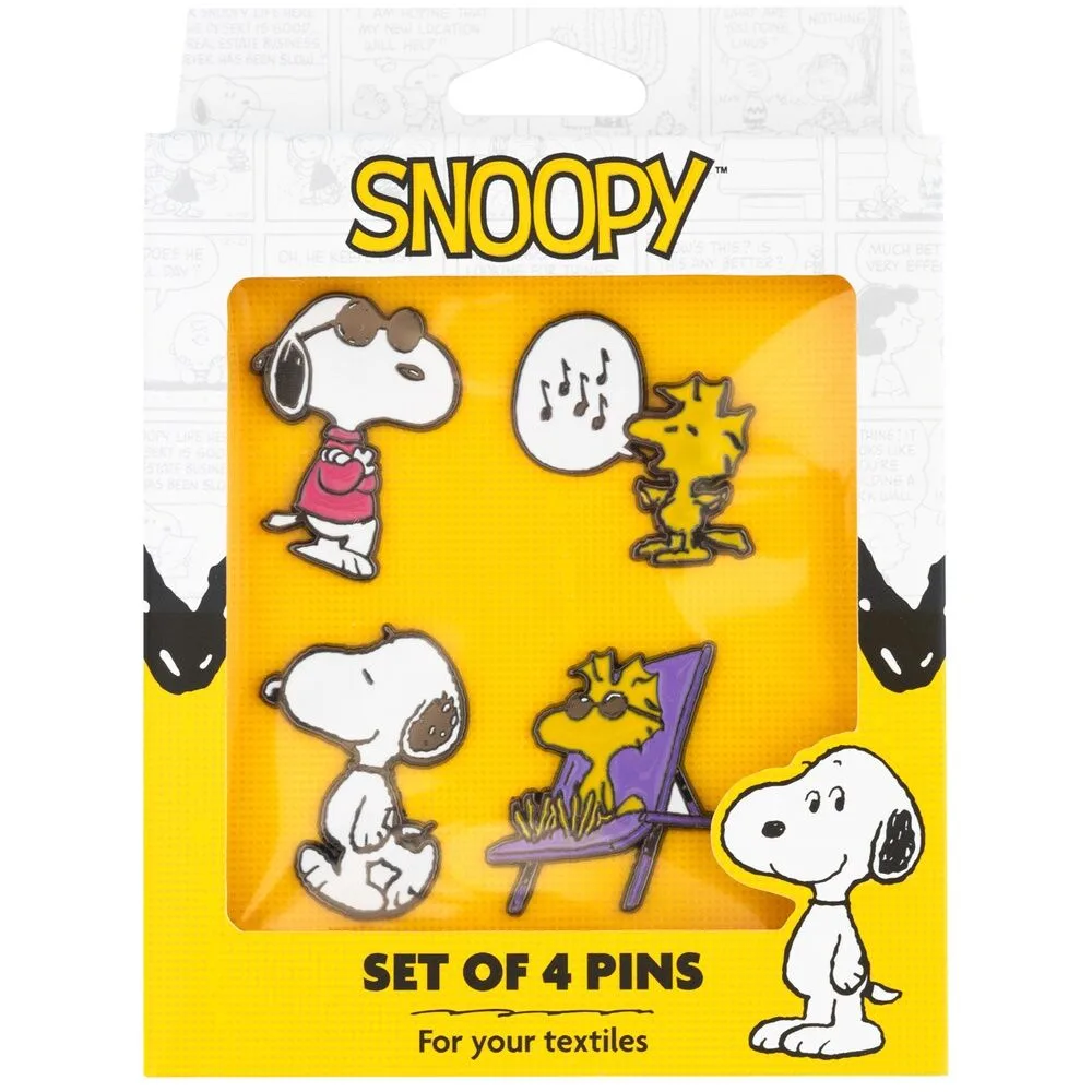 Conjunto de 4 Pins Snoopy Peanuts - Image 2