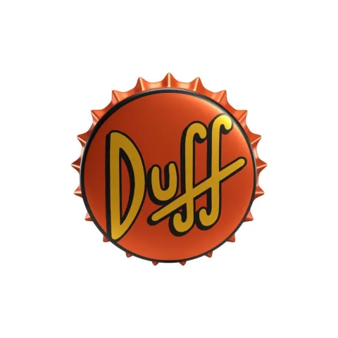 Abre a cerveja com humor usando o Íman Abre-garrafas Cerveja Duff Os Simpsons da ERIK. Útil e divertido