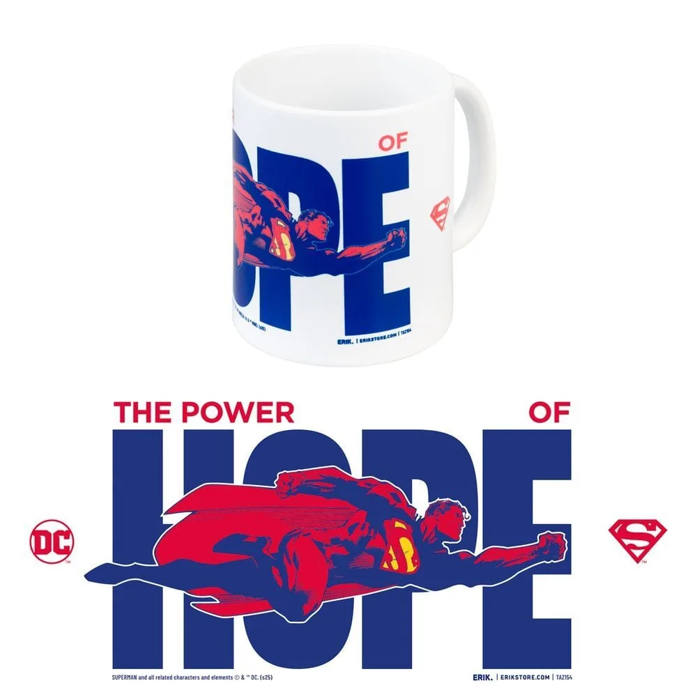 Bebe o teu café com a Caneca Superman DC Comics de 350 ml da ERIK. Em cerâmica