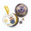 Pin Sapo de Chocolate escondido numa bola de Natal de 8