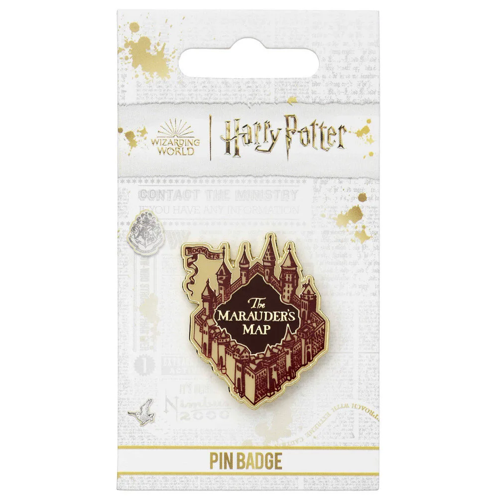 Pin Mapa do Salteador Harry Potter em liga de zinco