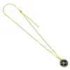 Colar dourado com pendente do logótipo de O Senhor dos Anéis