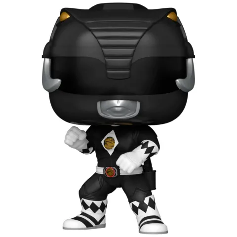 Ranger Preto dos Mighty Morphin Power Rangers em figura Funko POP! de vinil com caixa de oferta. Nostalgia dos anos 90 para colecionadores. Descobre já!